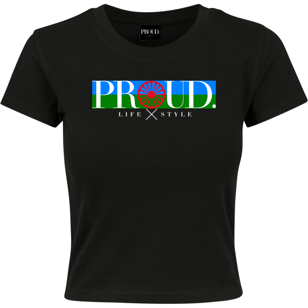 PROUD.ROOTS CROPPED TEE VLAG