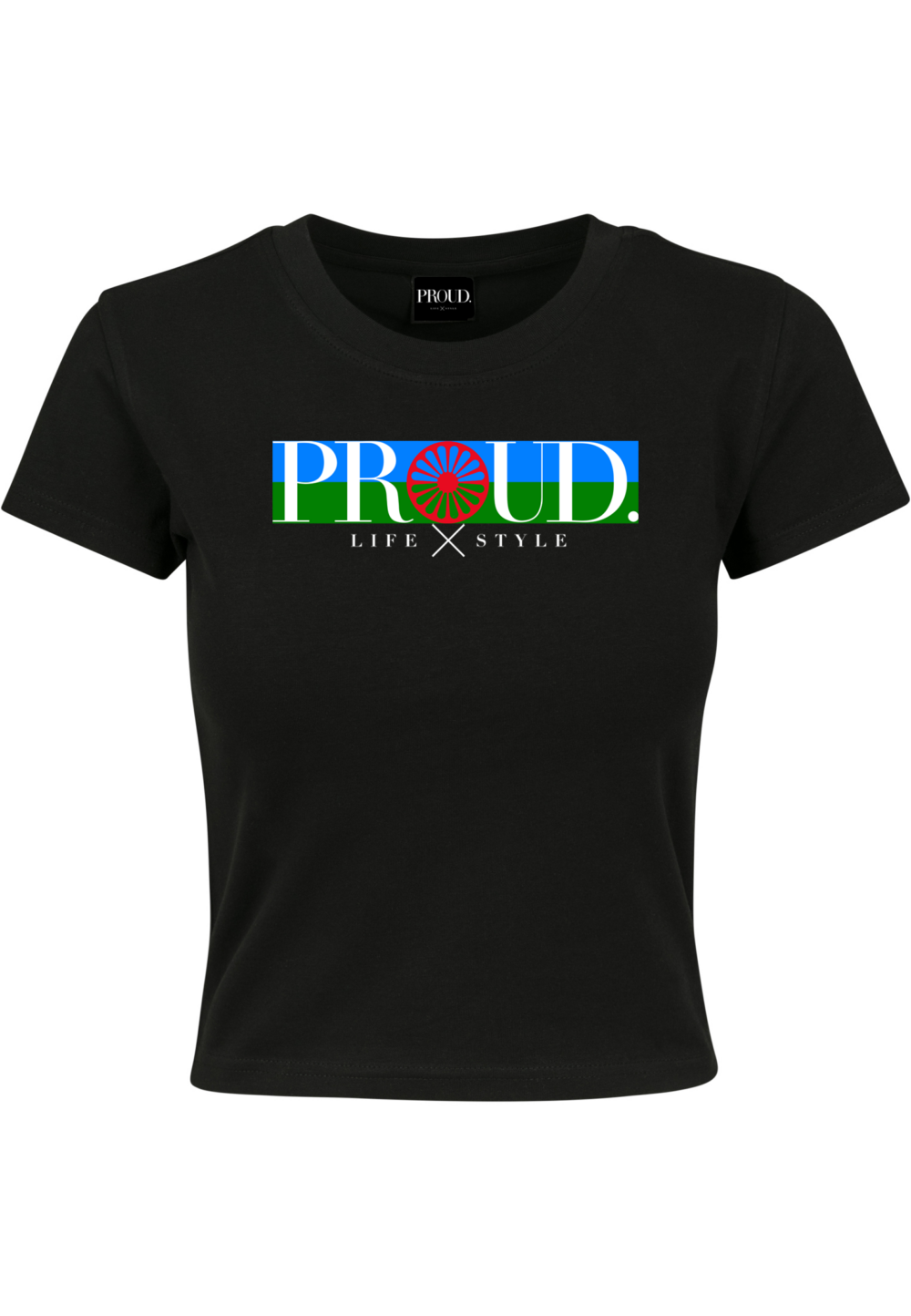 PROUD.ROOTS CROPPED TEE VLAG