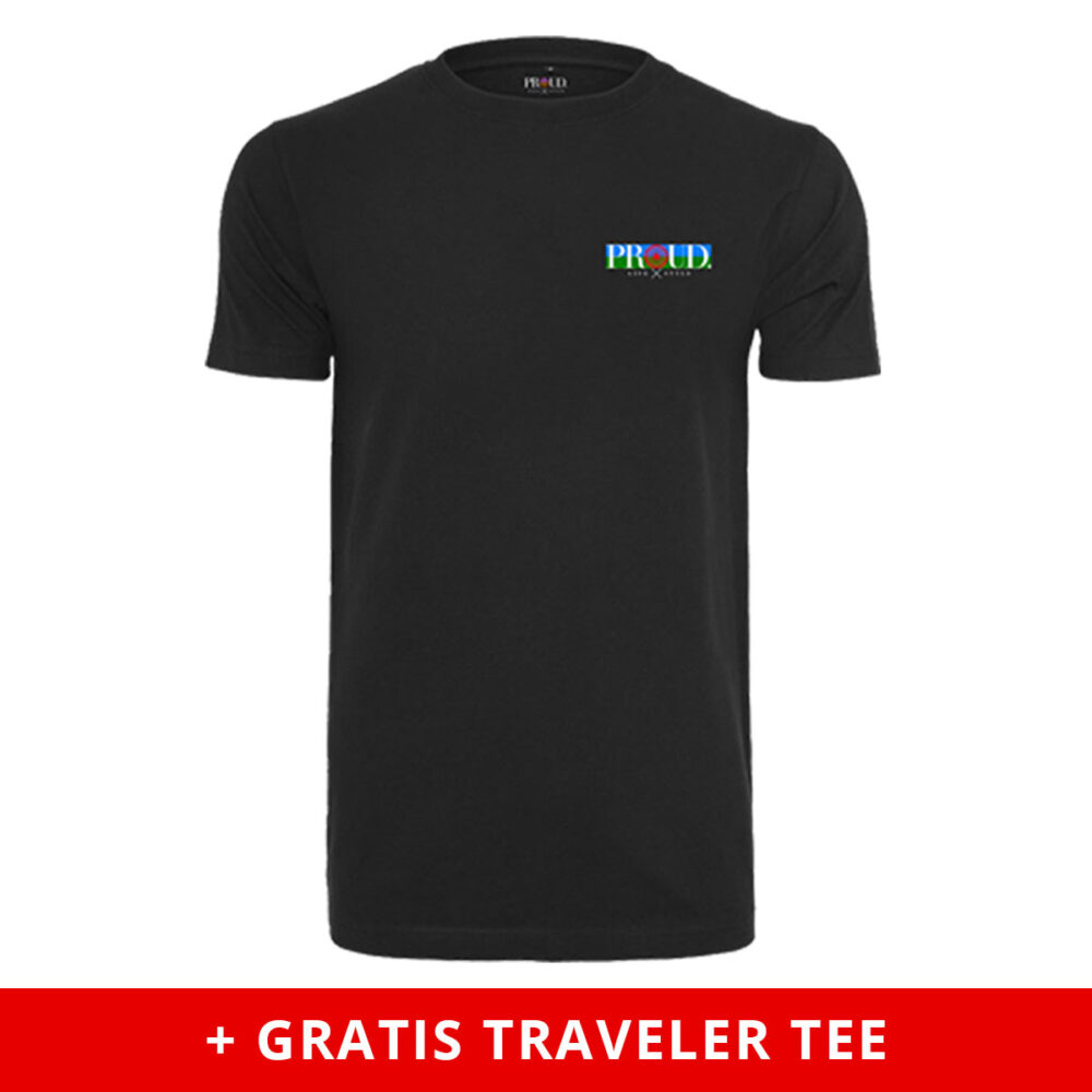 gratis proud traveler tee