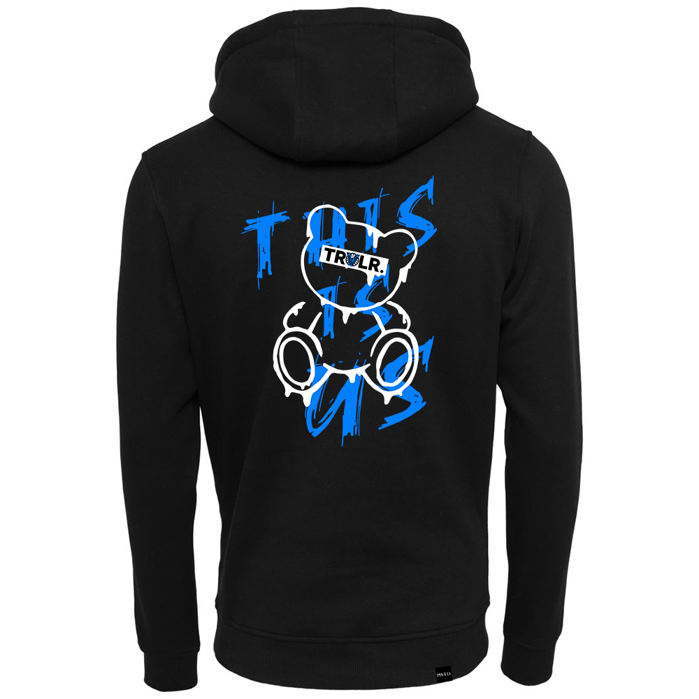 Traveler blue bear hoodie