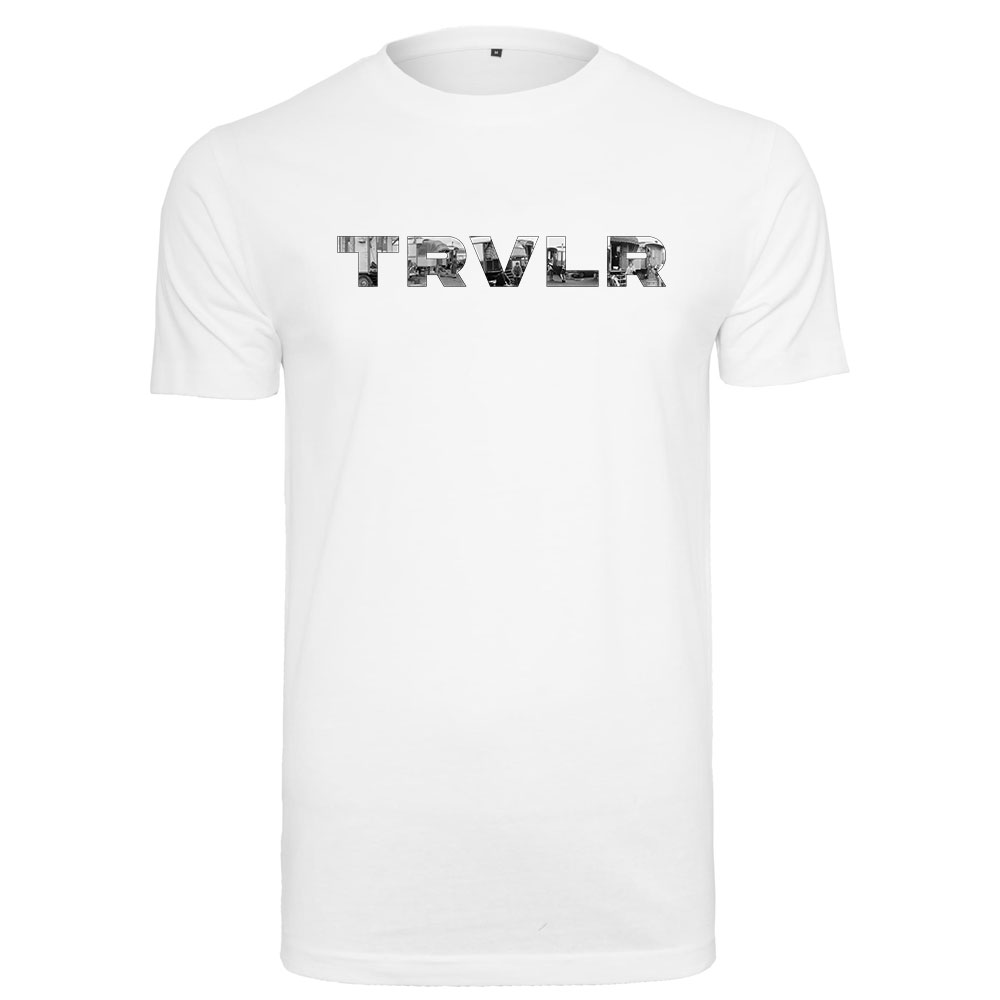 Trvlr Pic wagons Tee white